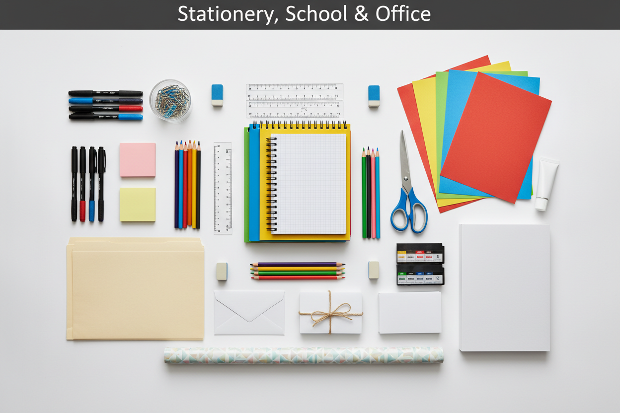 Stationery, School & Office