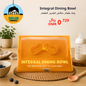 Integral dining bowl