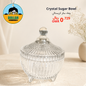 Crystal sugar bowl