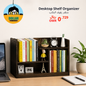 Desktop shelf organizer