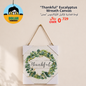 Eucalyptus wreath canvas