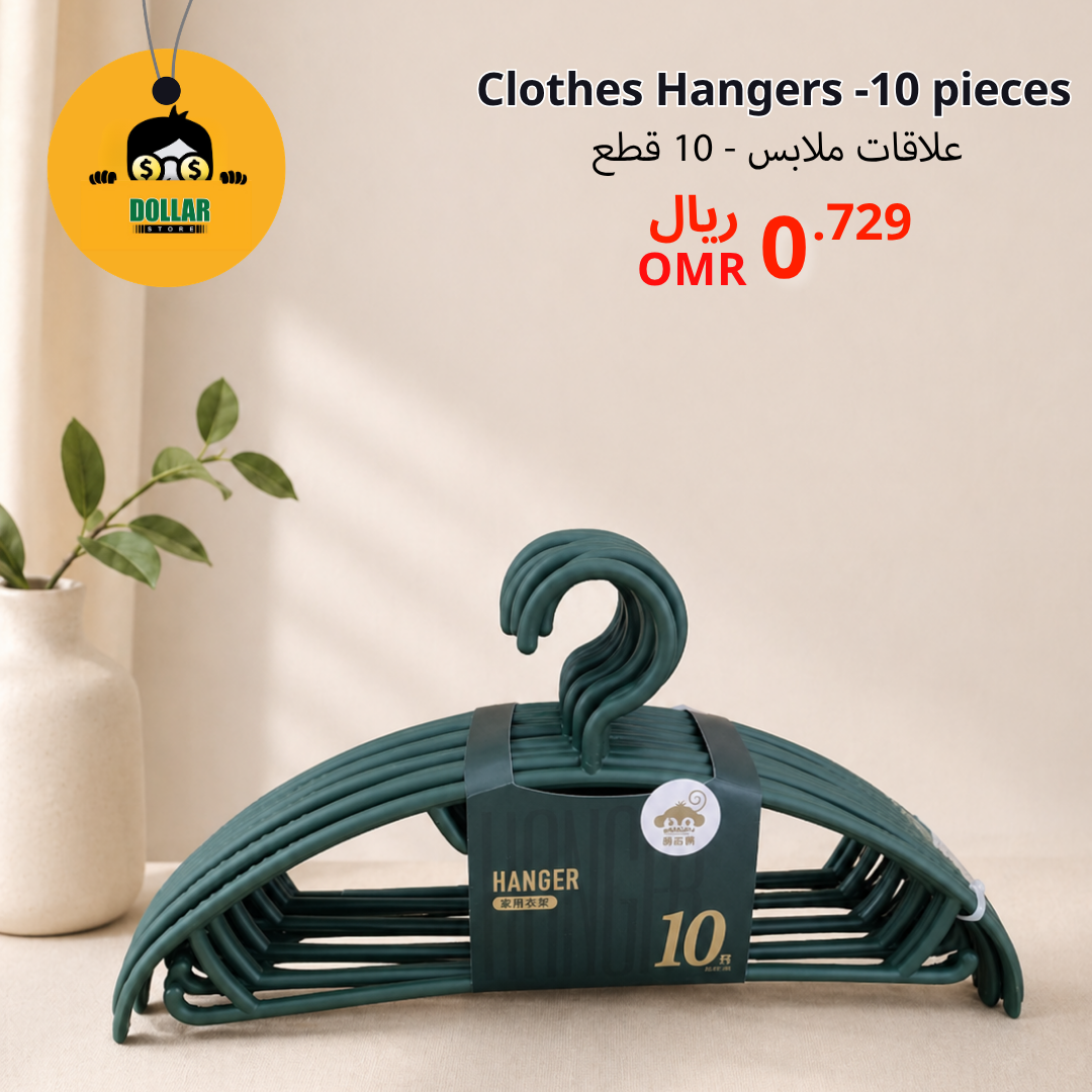 Clothes hangers-10 pieces